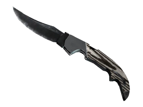 ★ StatTrak™ Falchion Knife | Black Laminate (Minimal Wear)