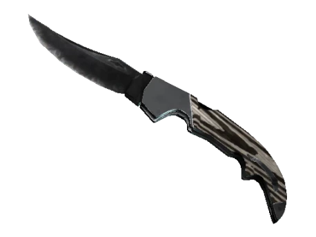 ★ StatTrak™ Falchion Knife | Black Laminate (Well-Worn)