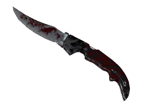 ★ StatTrak™ Falchion Knife | Crimson Web (Battle-Scarred)