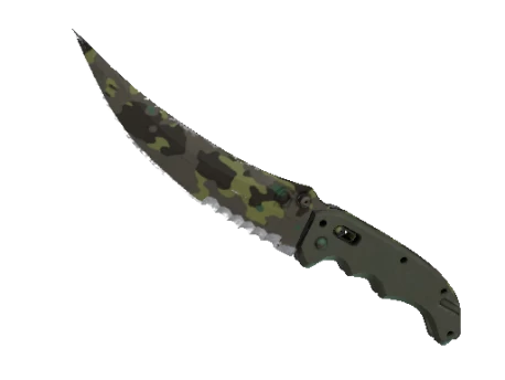 ★ StatTrak™ Flip Knife | Boreal Forest (Well-Worn)