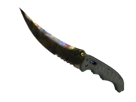 ★ StatTrak™ Flip Knife | Case Hardened (Battle-Scarred)