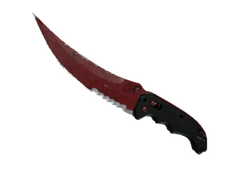 ★ StatTrak™ Flip Knife | Crimson Web (Field-Tested)