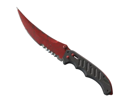 ★ StatTrak™ Flip Knife | Crimson Web (Well-Worn)