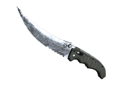 ★ StatTrak™ Flip Knife | Damascus Steel (Well-Worn)