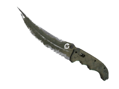 ★ StatTrak™ Flip Knife | Safari Mesh (Battle-Scarred)
