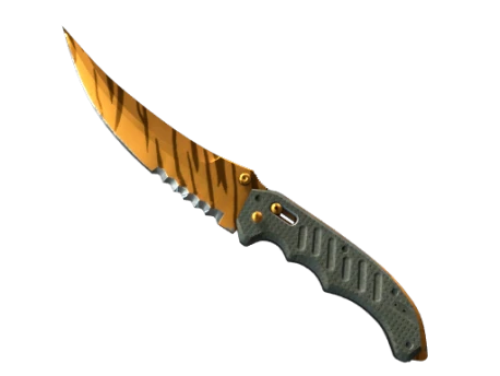 ★ StatTrak™ Flip Knife | Tiger Tooth (Factory New)