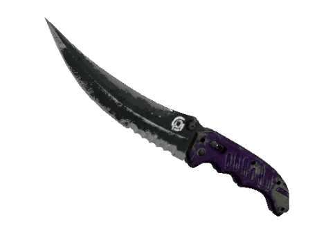 ★ StatTrak™ Flip Knife | Ultraviolet (Battle-Scarred)