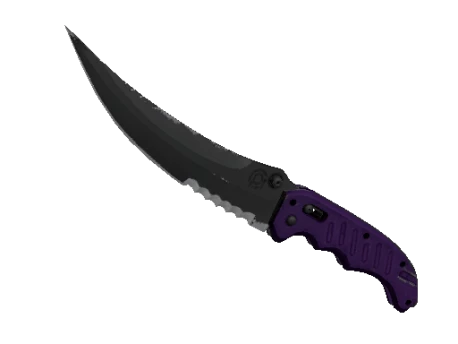 ★ StatTrak™ Flip Knife | Ultraviolet (Well-Worn)