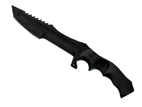 ★ StatTrak™ Huntsman Knife | Black Laminate (Field-Tested)