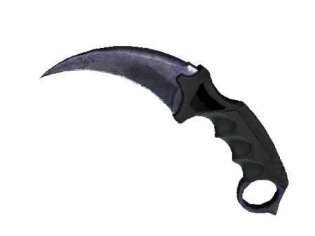 ★ StatTrak™ Karambit | Blue Steel (Battle-Scarred)