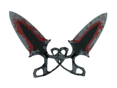 ★ StatTrak™ Shadow Daggers | Crimson Web (Battle-Scarred)