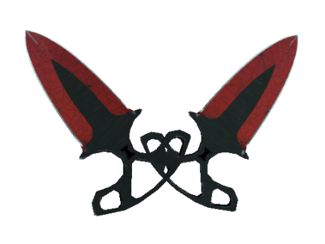 ★ StatTrak™ Shadow Daggers | Crimson Web (Well-Worn)