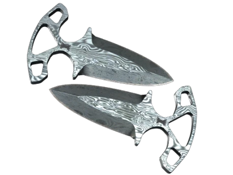 ★ StatTrak™ Shadow Daggers | Damascus Steel (Battle-Scarred)