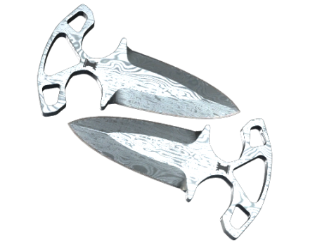 ★ StatTrak™ Shadow Daggers | Damascus Steel (Well-Worn)