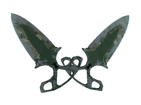★ StatTrak™ Shadow Daggers | Forest DDPAT (Battle-Scarred)