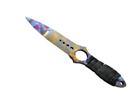 ★ StatTrak™ Skeleton Knife | Case Hardened (Well-Worn)
