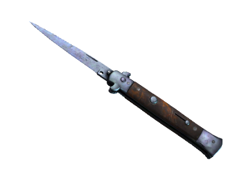 ★ StatTrak™ Stiletto Knife | Blue Steel (Minimal Wear)
