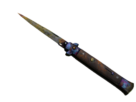 ★ StatTrak™ Stiletto Knife | Case Hardened (Battle-Scarred)