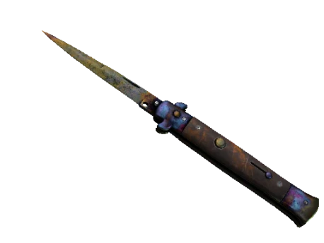 ★ StatTrak™ Stiletto Knife | Case Hardened (Battle-Scarred)