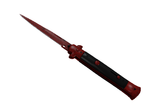 ★ StatTrak™ Stiletto Knife | Crimson Web (Minimal Wear)