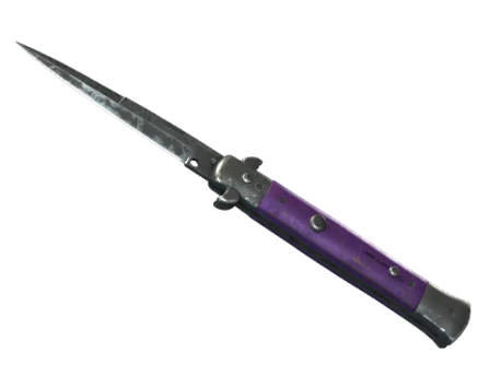 ★ StatTrak™ Stiletto Knife | Ultraviolet (Battle-Scarred)