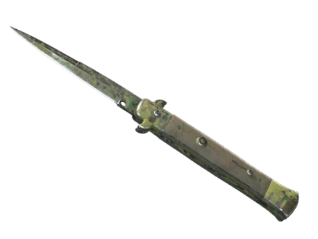 ★ Stiletto Knife | Boreal Forest (Battle-Scarred)