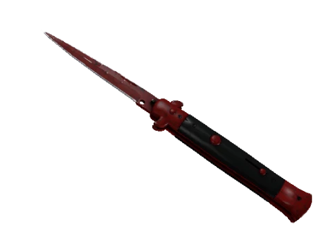 ★ Stiletto Knife | Crimson Web (Field-Tested)