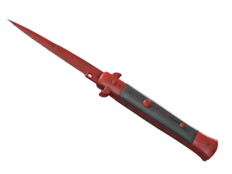 ★ Stiletto Knife | Crimson Web (Minimal Wear)