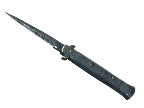 ★ Stiletto Knife | Night Stripe (Battle-Scarred)