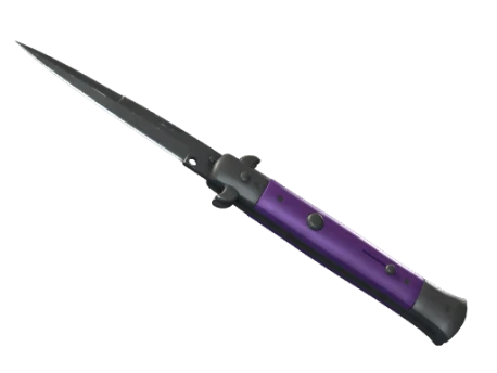 ★ Stiletto Knife | Ultraviolet (Well-Worn)