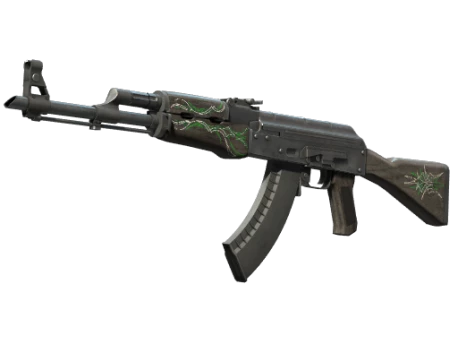 AK-47 | Emerald Pinstripe (Well-Worn)