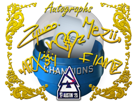 Austin 2025 Champions Autograph Capsule