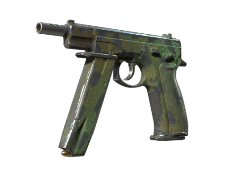 CZ75-Auto | Jungle Dashed (Well-Worn)