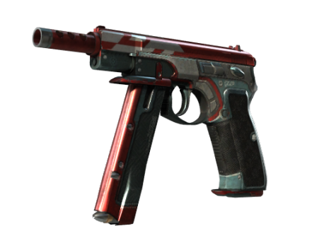 CZ75-Auto | Red Astor (Field-Tested)