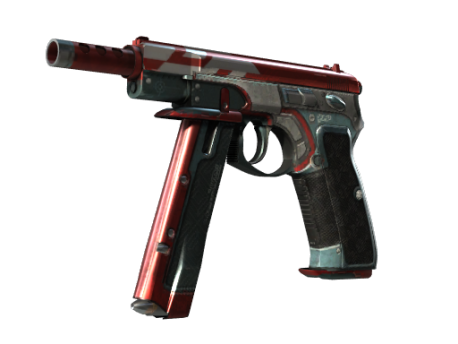CZ75-Auto | Red Astor (Minimal Wear)