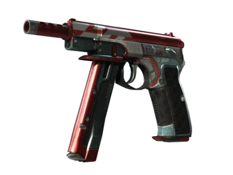 CZ75-Auto | Red Astor (Minimal Wear)