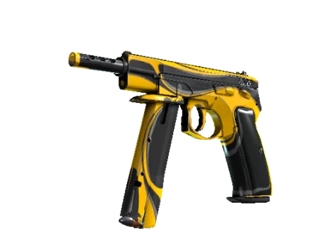 CZ75-Auto | Yellow Jacket (Well-Worn)