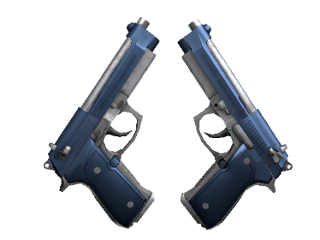 Dual Berettas | Anodized Navy (Minimal Wear)