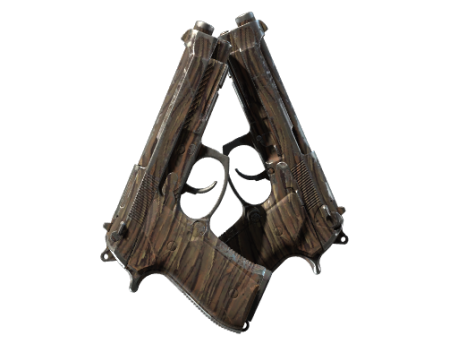 Dual Berettas | Drift Wood (Field-Tested)