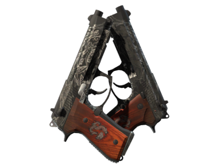 Dual Berettas | Dualing Dragons (Well-Worn)
