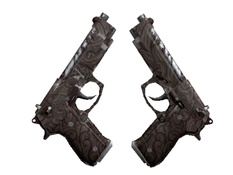 Dual Berettas | Pyre (Well-Worn)