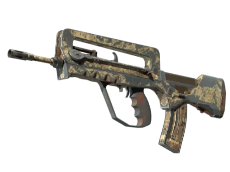 FAMAS | CaliCamo (Battle-Scarred)