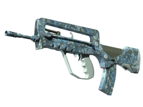 FAMAS | Cyanospatter (Minimal Wear)