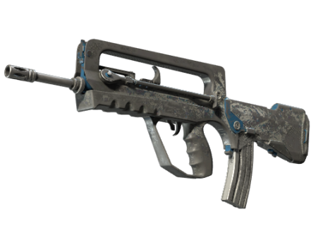 FAMAS | Halftone Wash (Battle-Scarred)