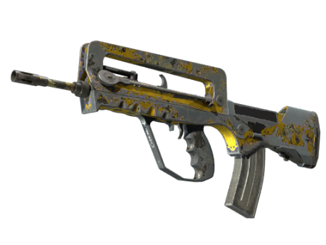 FAMAS | Neural Net (Battle-Scarred)