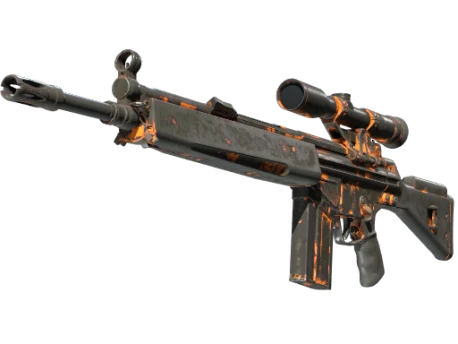 G3SG1 | Orange Crash (Battle-Scarred)