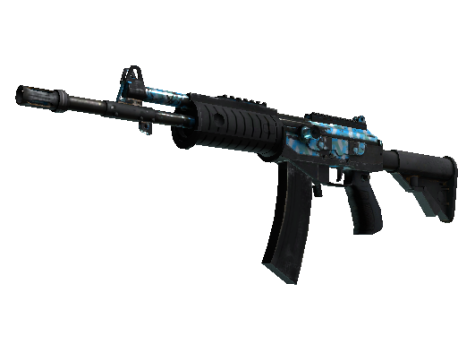 Galil AR | Aqua Terrace (Battle-Scarred)