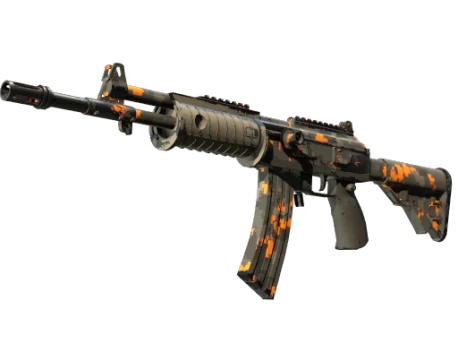 Galil AR | Orange DDPAT (Well-Worn)