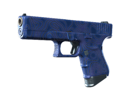 Glock-18 | Ocean Topo (Minimal Wear)