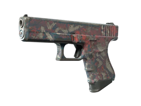 Glock-18 | Teal Graf (Well-Worn)